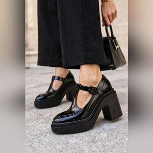 Robert Clergerie Black Platform Shoes